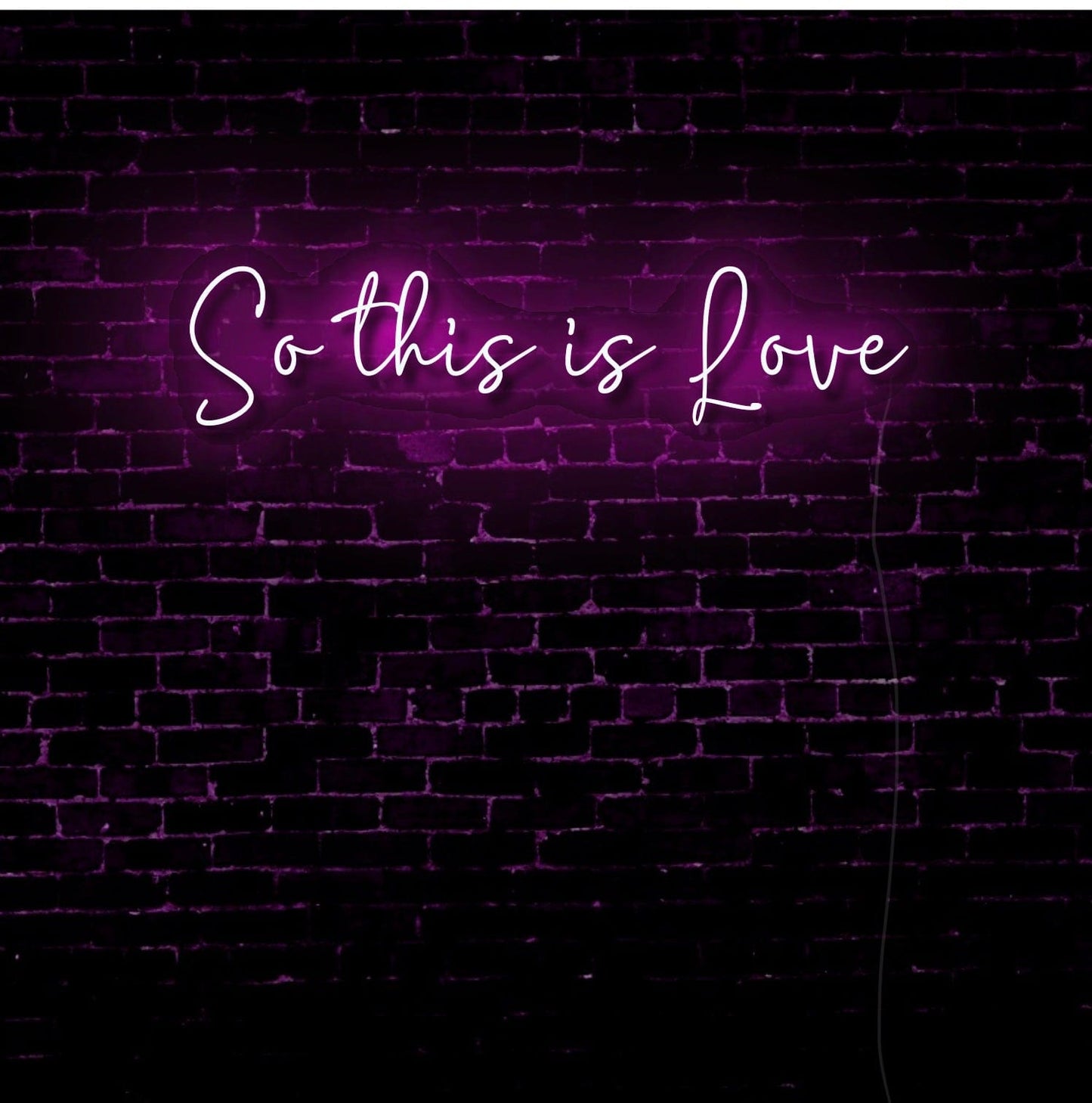 So This is Love LED Neon Sign