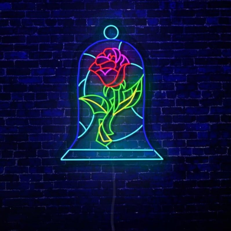 Enchanted Rose Led Neon