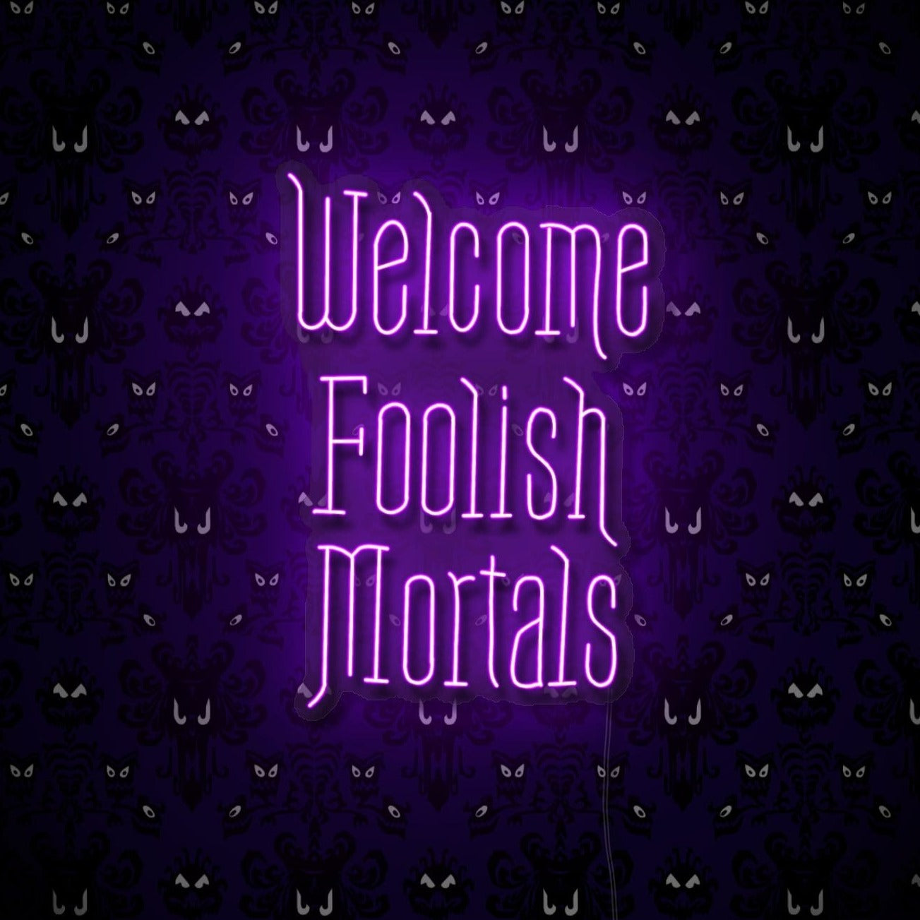 Purple Neon Sign