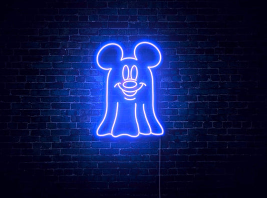 Mr Happy Ghost LED Neon