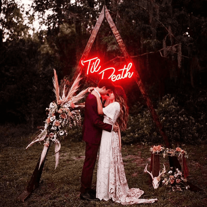 Til Death  LED Neon Sign