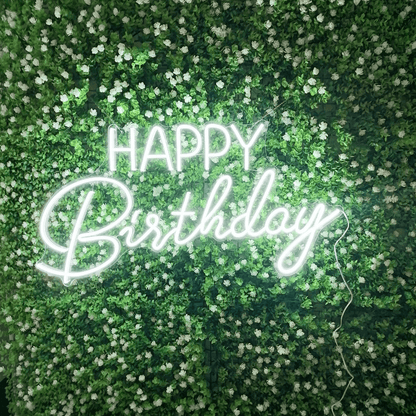 Happy Birthday LED Neon Sign