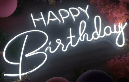 Happy Birthday LED Neon Sign