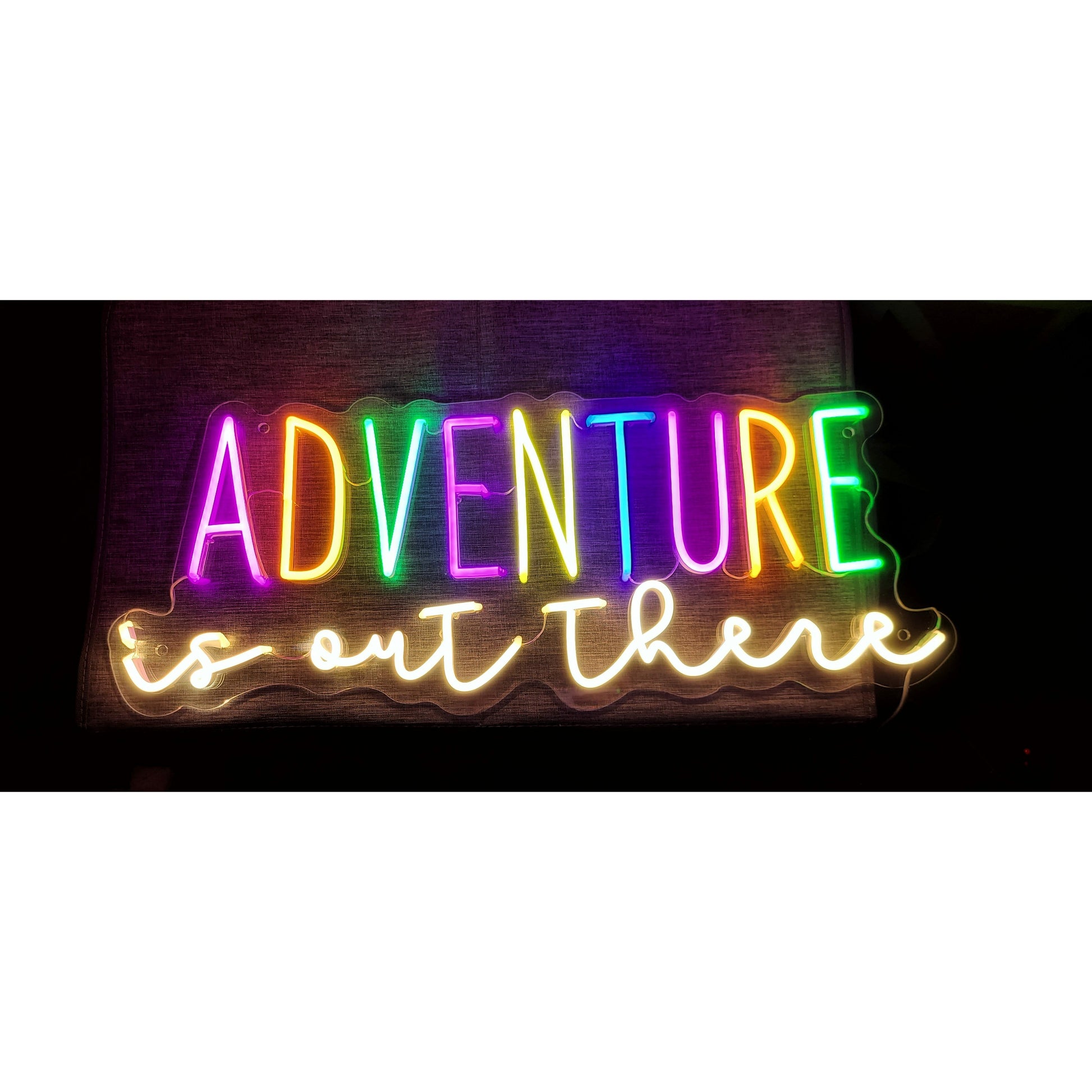 Adventure is Out There Neon LED Sign