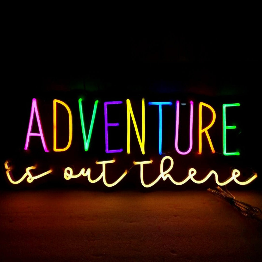 Adventure is Out There Neon LED Sign