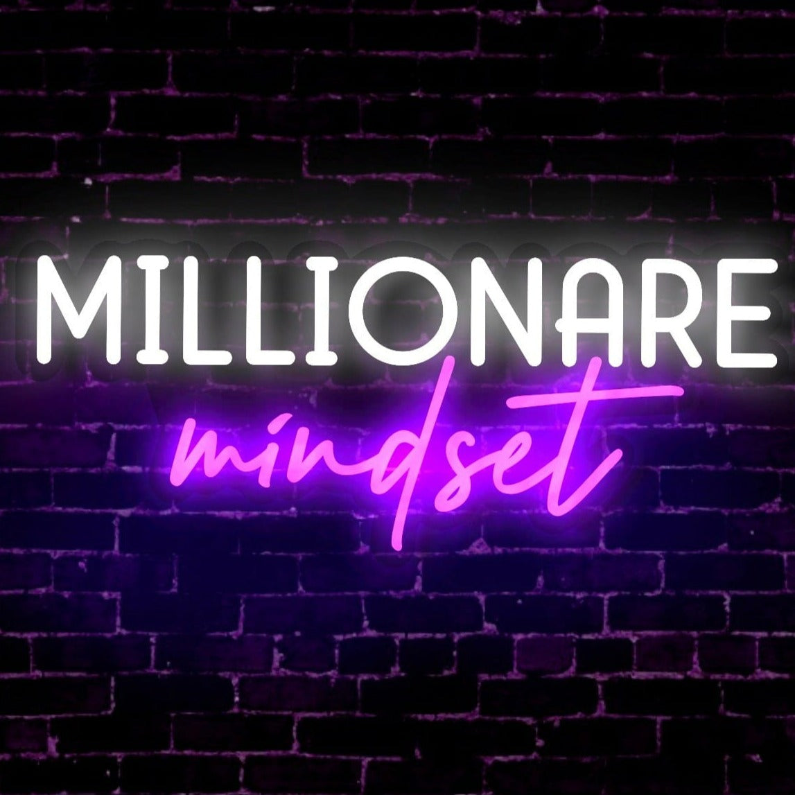 Millionaire Mindset LED Neon Sign