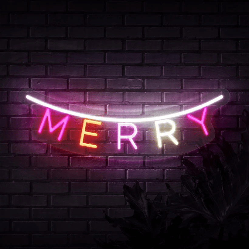 Merry LED Neon Sign
