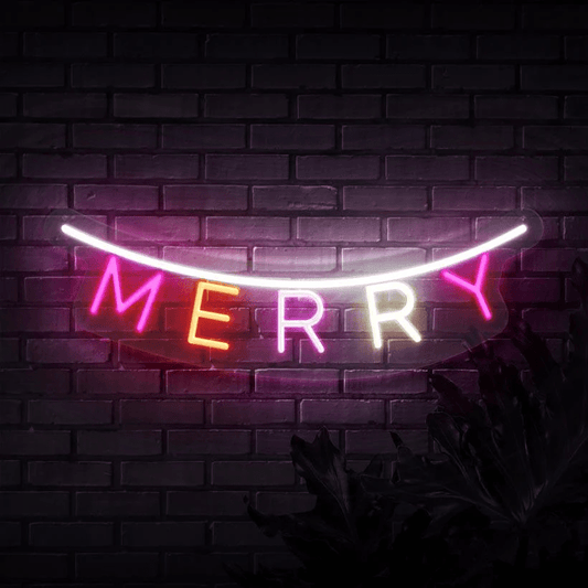 Merry LED Neon Sign