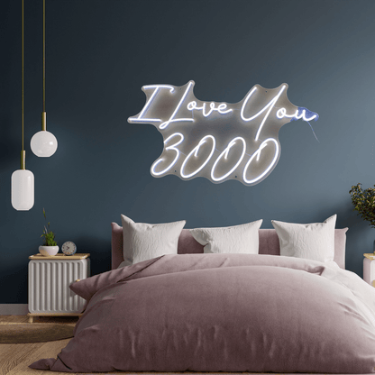 I Love You 3000 LED Neon Sign
