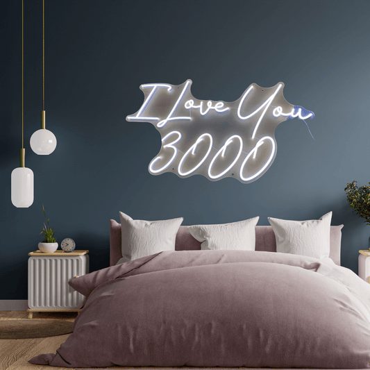 I Love You 3000 LED Neon Sign