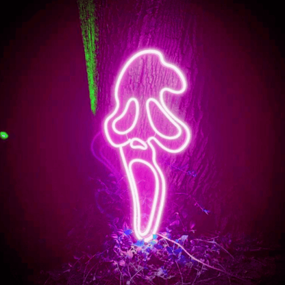 Scary Ghost LED Neon sign