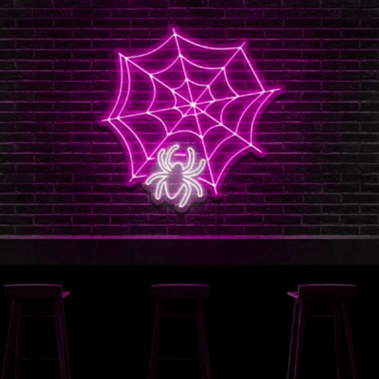 Spider Web LED Neon sign