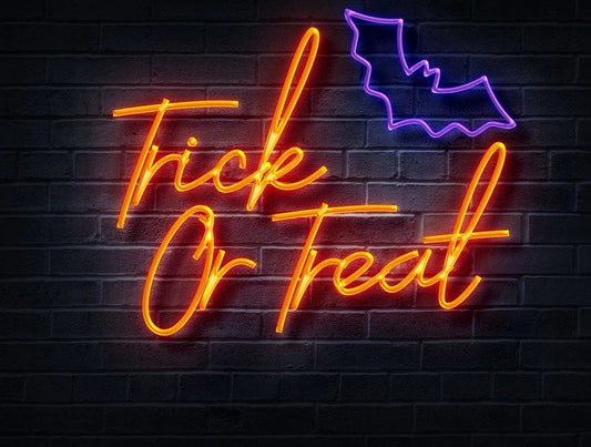 Trick or Treat LED Neon sign
