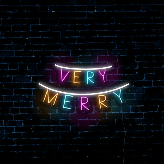 Very Merry LED Neon Sign