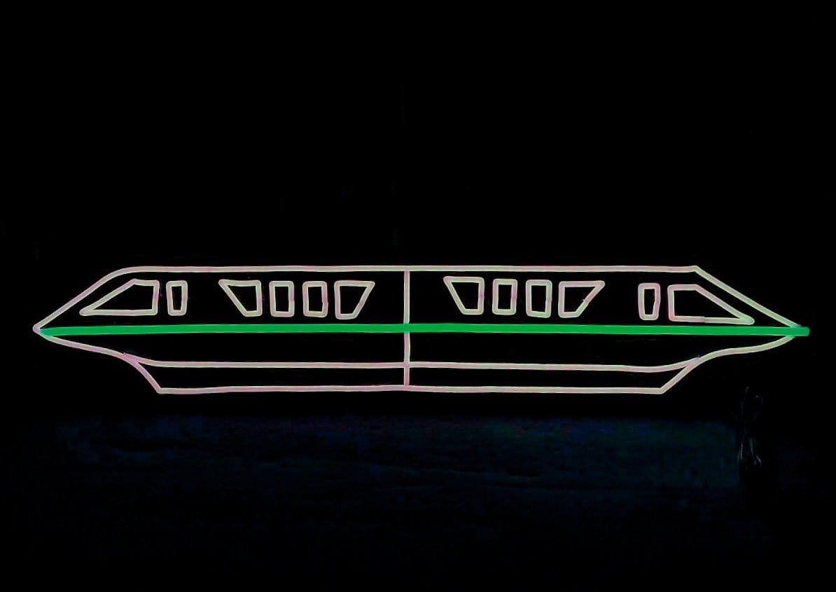 Monorail LED Neon Sign