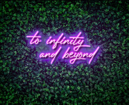 To Infinity & Beyond LED Neon Sign