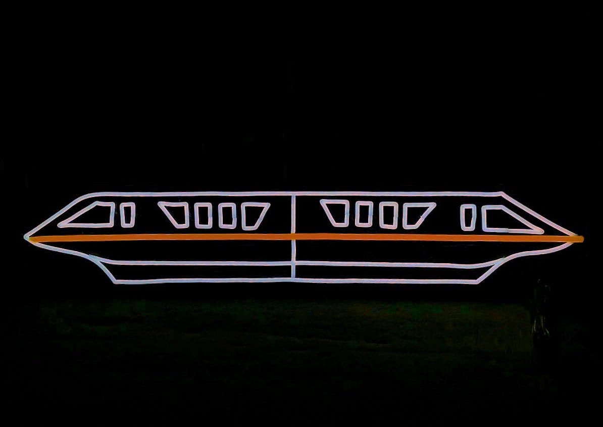 Monorail LED Neon Sign