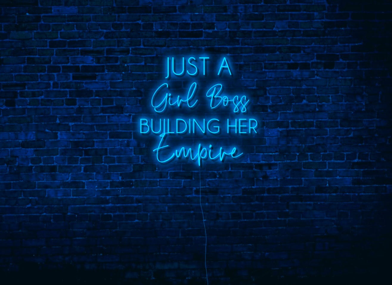 Just A Girl Boss Building Her Empire LED Neon Sign