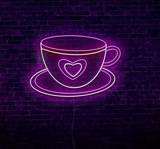 Mad Tea Cup Neon Sign