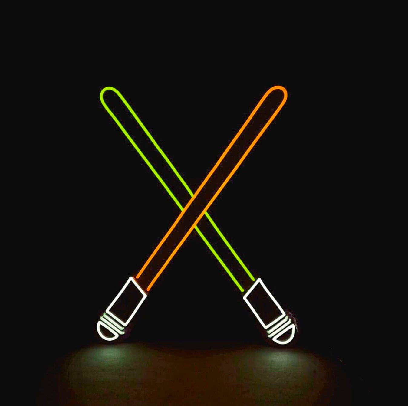 Cross Sword Neon Sign