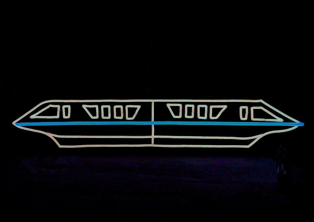 Monorail LED Neon Sign