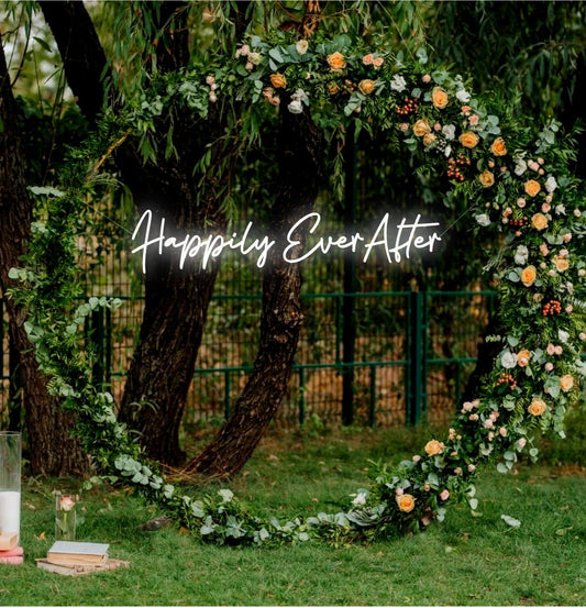 Happily Ever After LED Neon Sign
