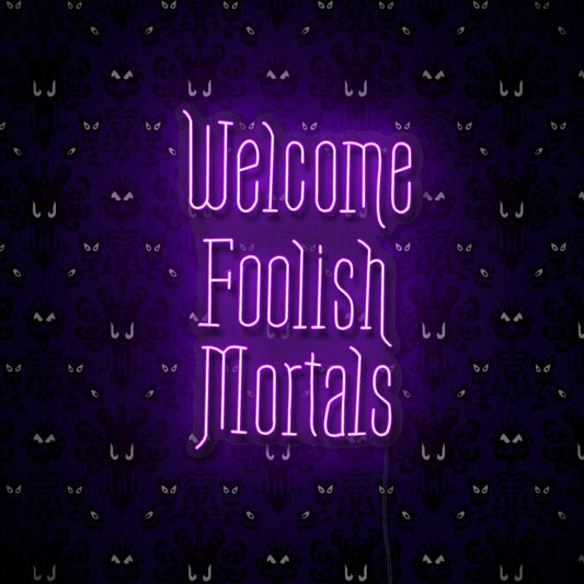 Purple Neon Sign