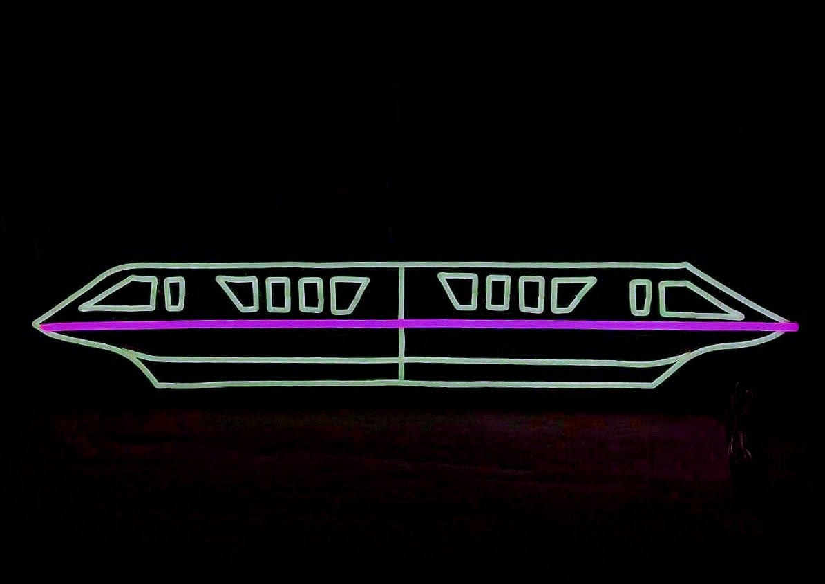 Monorail LED Neon Sign