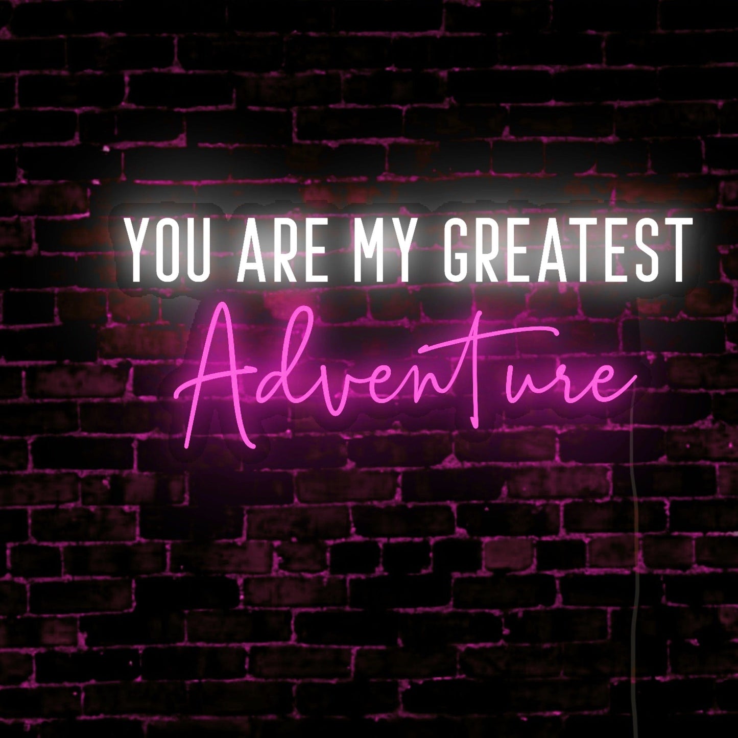 You Are My Greatest Adventure LED Neon Sign