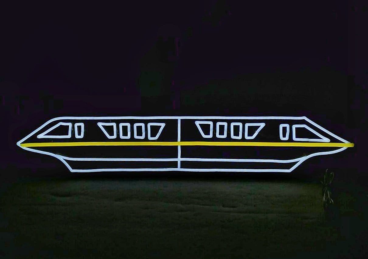 Monorail LED Neon Sign