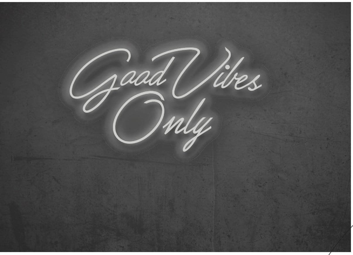 Good Vibes Only LED Neon Sign