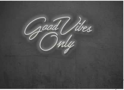 Good Vibes Only LED Neon Sign
