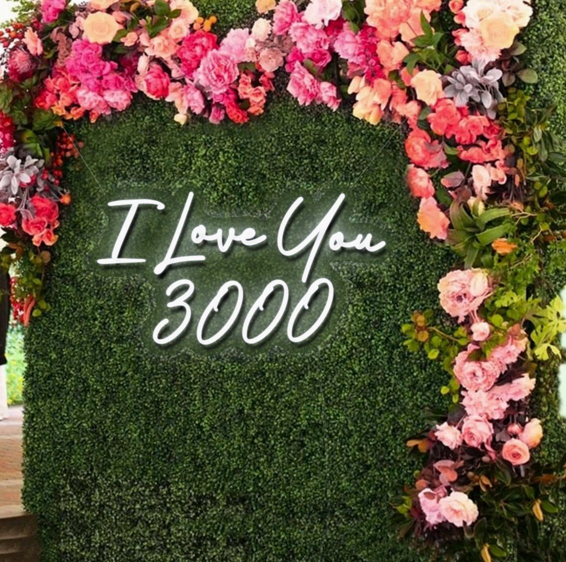 I Love You 3000 LED Neon Sign