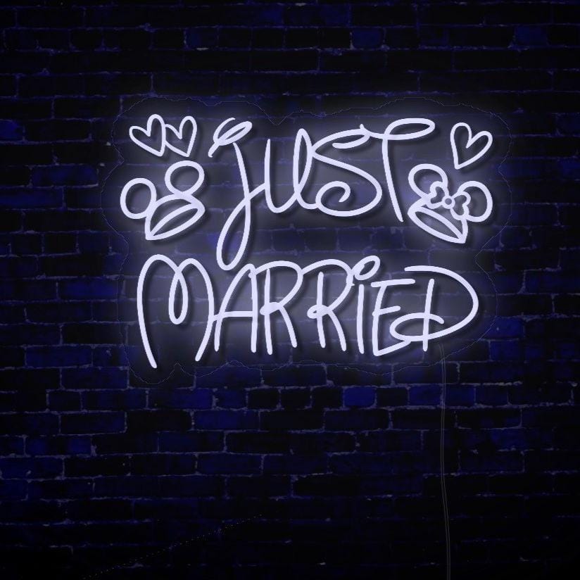 Magical Just Married LED Neon Sign